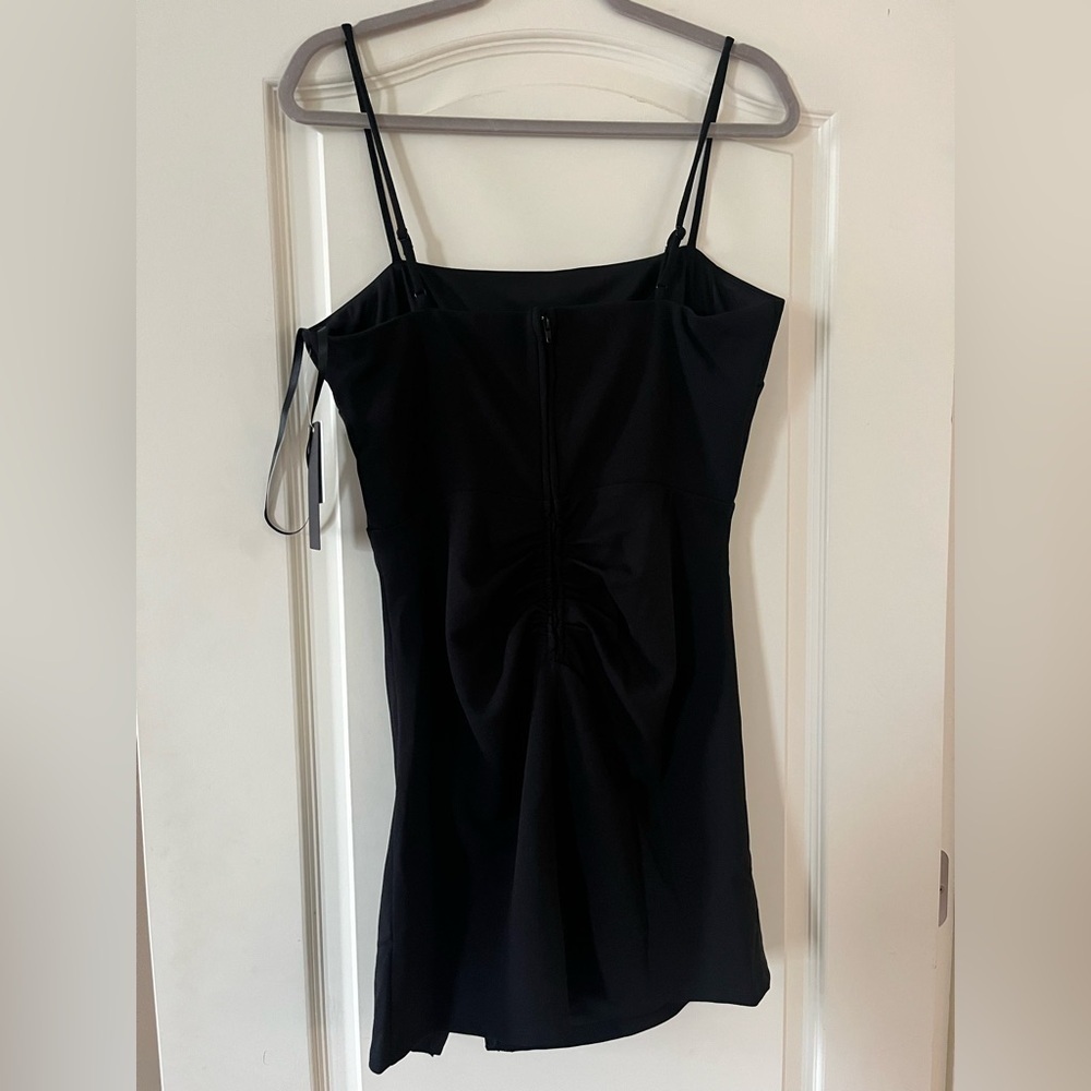 New! City Studio Rich Black Mini Dress with Rhinestone Bow Detail juniors 13 - Picture 7 of 15